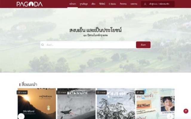 หน้าเว็บไซต์ พาโกด้า